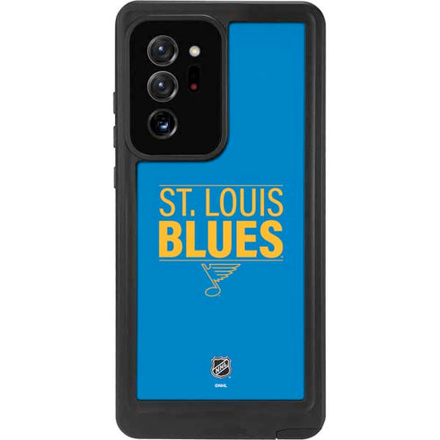 NHL St. Louis Blues Lineup Galaxy Note20 Ultra 5G Waterproof Case