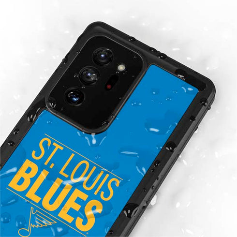 NHL St. Louis Blues Lineup Galaxy Note20 Ultra 5G Waterproof Case