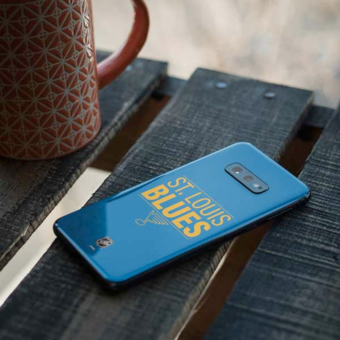 NHL St. Louis Blues Lineup Galaxy S10e Skin