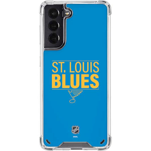 NHL St. Louis Blues Lineup Galaxy S21 5G Clear Case