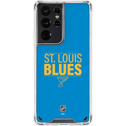NHL St. Louis Blues Lineup Galaxy S21 Ultra 5G Clear Case