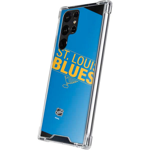 NHL St. Louis Blues Lineup Galaxy S22 Ultra Clear Case