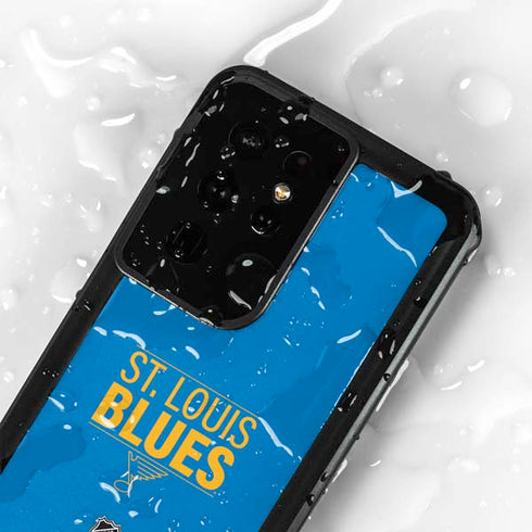 NHL St. Louis Blues Lineup Galaxy S24 Ultra Waterproof Case