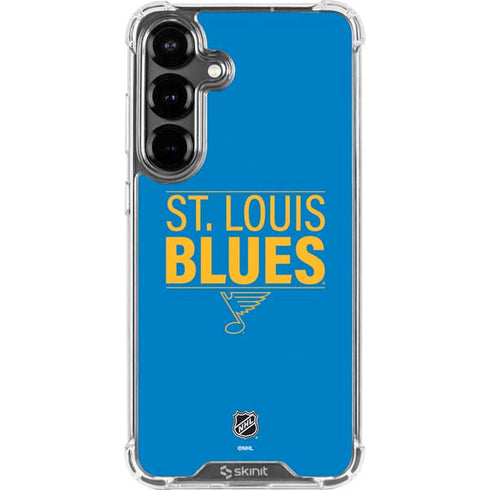 NHL St. Louis Blues Lineup Galaxy S26 Clear Case