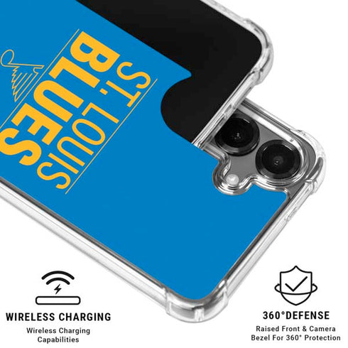 NHL St. Louis Blues Lineup Galaxy S26 Plus Clear Case