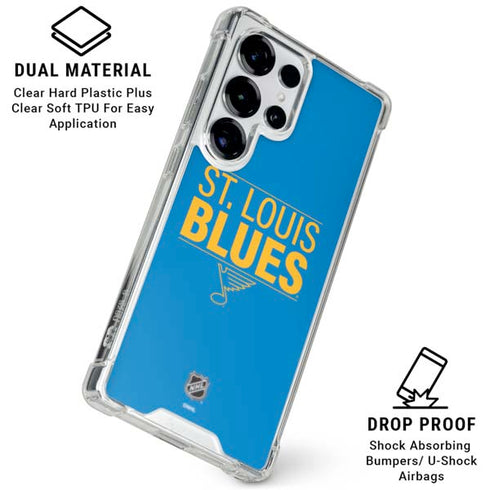 NHL St. Louis Blues Lineup Galaxy S26 Ultra Clear Case