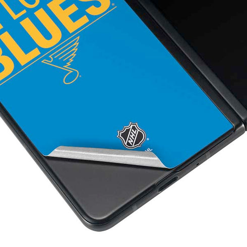 NHL St. Louis Blues Lineup Galaxy Z Fold3 5G Skin