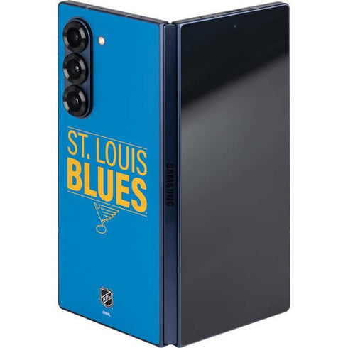 NHL St. Louis Blues Lineup Galaxy Z Fold6 Skin