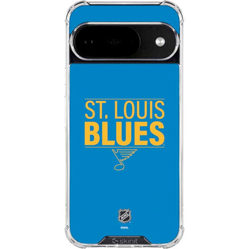 NHL St. Louis Blues Lineup Google Pixel 10 Clear Case