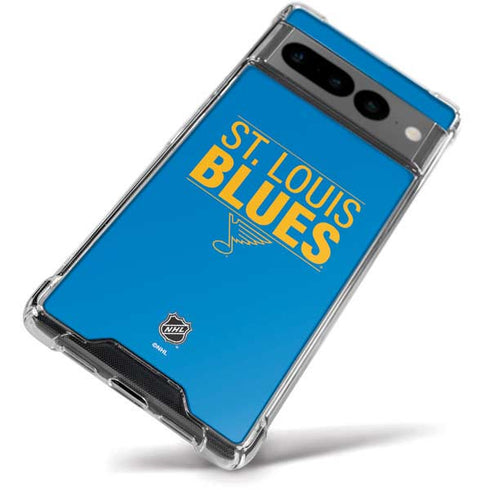 NHL St. Louis Blues Lineup Google Pixel 7 Pro Clear Case