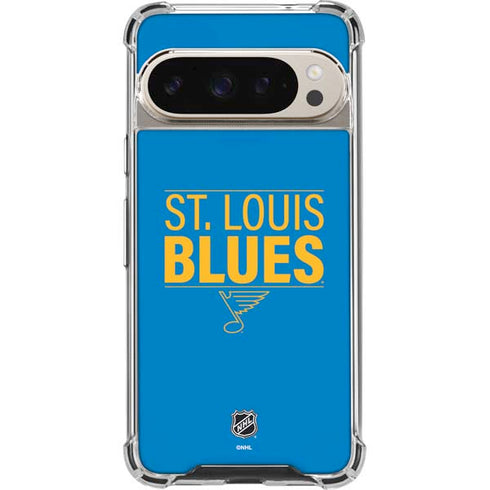 NHL St. Louis Blues Lineup Google Pixel 9 Pro XL Clear Case
