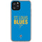 NHL St. Louis Blues Lineup iPhone 11 Pro Clear Case