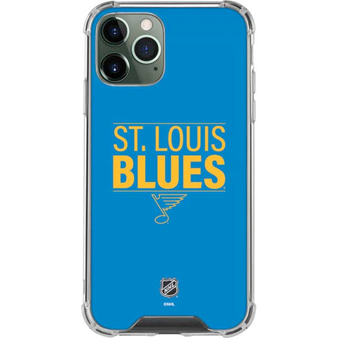 NHL St. Louis Blues Lineup iPhone 11 Pro Max Clear Case