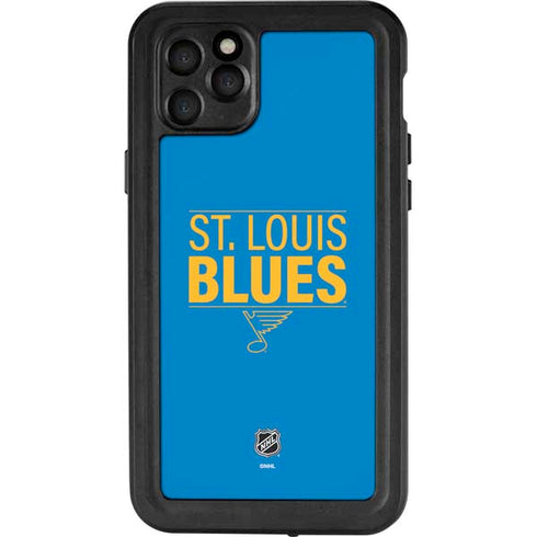 NHL St. Louis Blues Lineup iPhone 11 Pro Max Waterproof Case