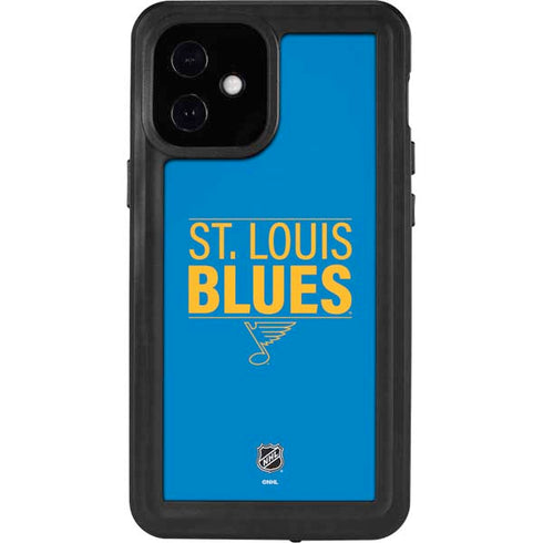 NHL St. Louis Blues Lineup iPhone 12 Mini Waterproof Case