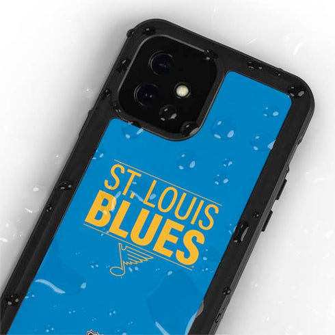 NHL St. Louis Blues Lineup iPhone 12 Mini Waterproof Case