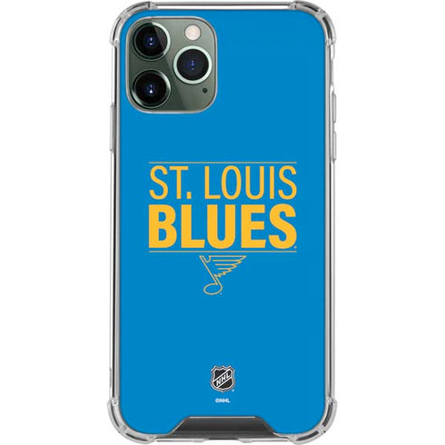 NHL St. Louis Blues Lineup iPhone 12 Pro Clear Case