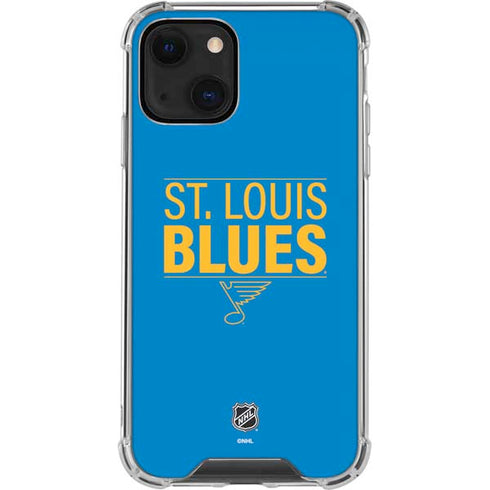 NHL St. Louis Blues Lineup iPhone 13 Mini Clear Case