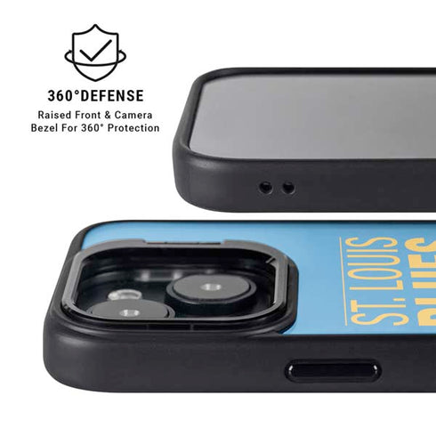 NHL St. Louis Blues Lineup iPhone 14 Plus Kickstand Case