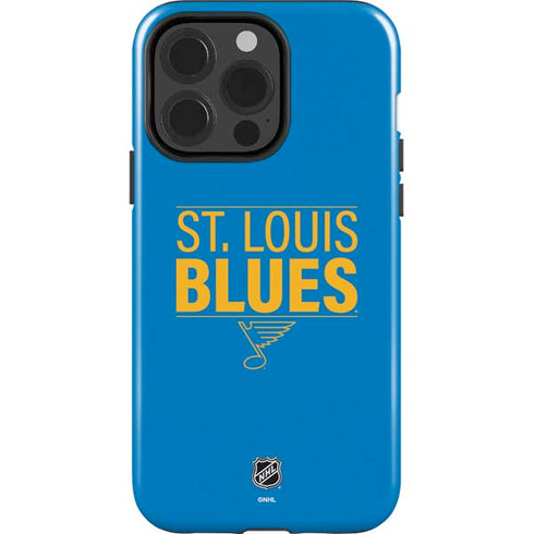 NHL St. Louis Blues Lineup iPhone 14 Pro Impact Case
