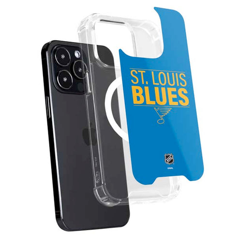 NHL St. Louis Blues Lineup iPhone 14 Pro Max MagSafe Case