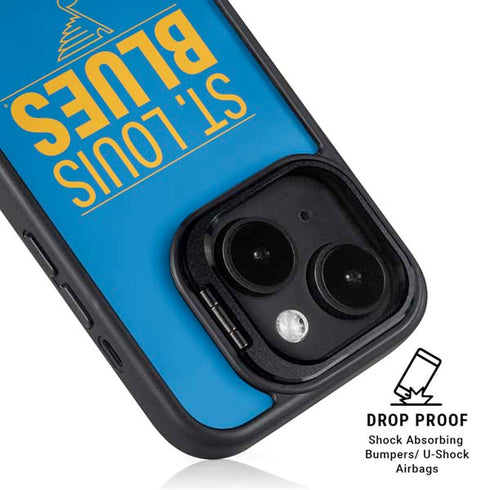 NHL St. Louis Blues Lineup iPhone 15 Kickstand Case