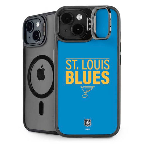 NHL St. Louis Blues Lineup iPhone 15 Plus Kickstand Case