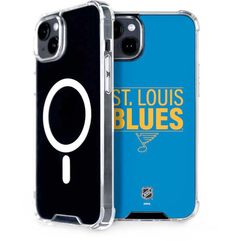 NHL St. Louis Blues Lineup iPhone 15 Plus MagSafe Case