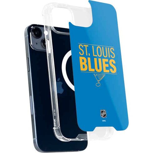 NHL St. Louis Blues Lineup iPhone 15 Plus MagSafe Case