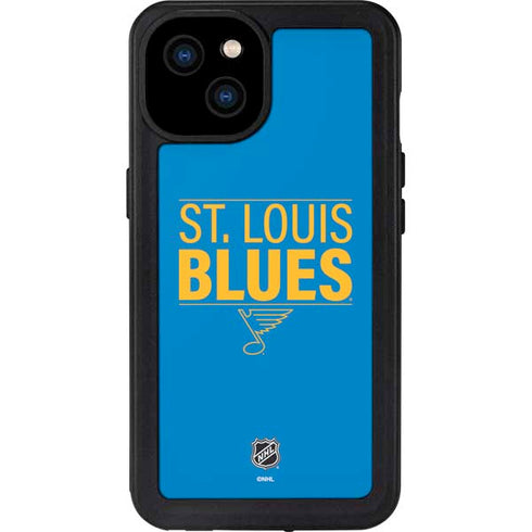 NHL St. Louis Blues Lineup iPhone 15 Plus Waterproof Case