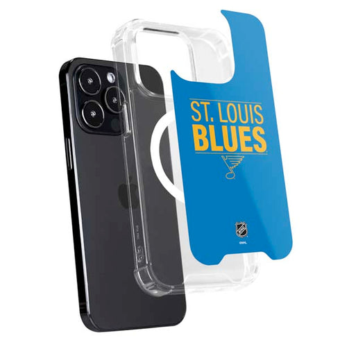 NHL St. Louis Blues Lineup iPhone 15 Pro Max MagSafe Case