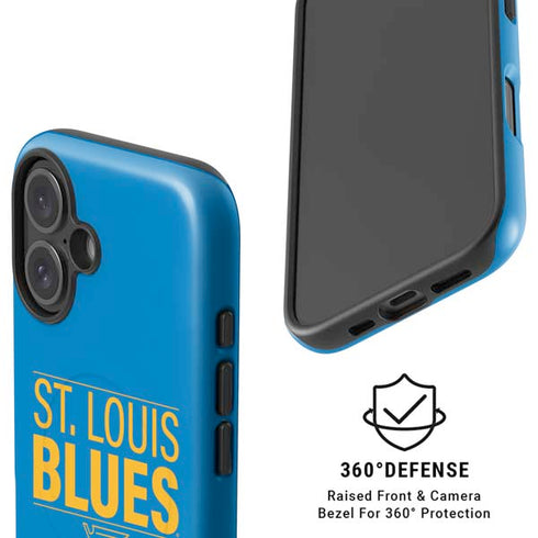 NHL St. Louis Blues Lineup iPhone 16 Magsafe Impact Case