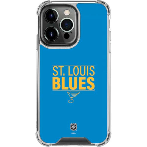 NHL St. Louis Blues Lineup iPhone 16 Pro Clear Case
