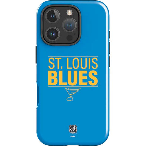 NHL St. Louis Blues Lineup iPhone 16 Pro Impact Case