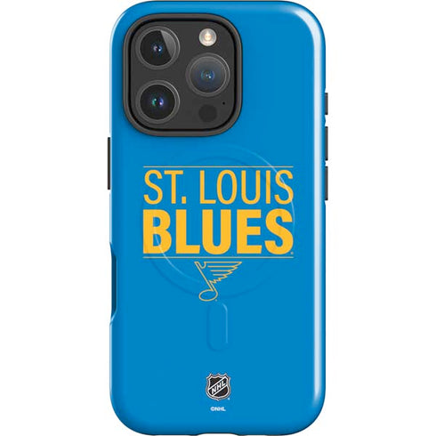 NHL St. Louis Blues Lineup iPhone 16 Pro Magsafe Impact Case