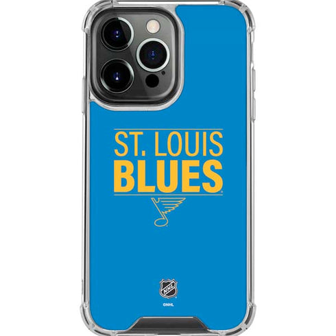 NHL St. Louis Blues Lineup iPhone 16 Pro Max Clear Case