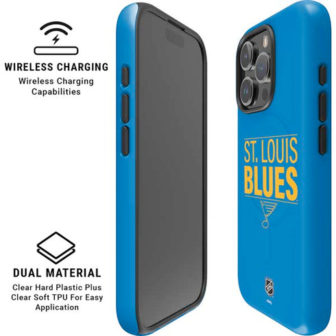 NHL St. Louis Blues Lineup iPhone 16 Pro Max Magsafe Impact Case