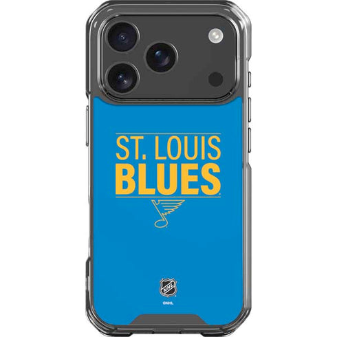 NHL St. Louis Blues Lineup iPhone 17 Pro Clear Case