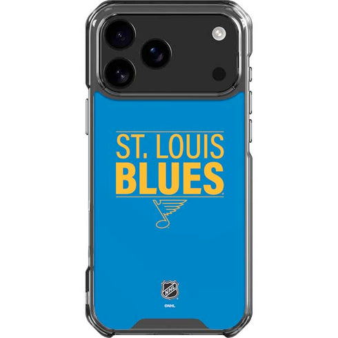 NHL St. Louis Blues Lineup iPhone 17 Pro Max Clear Case