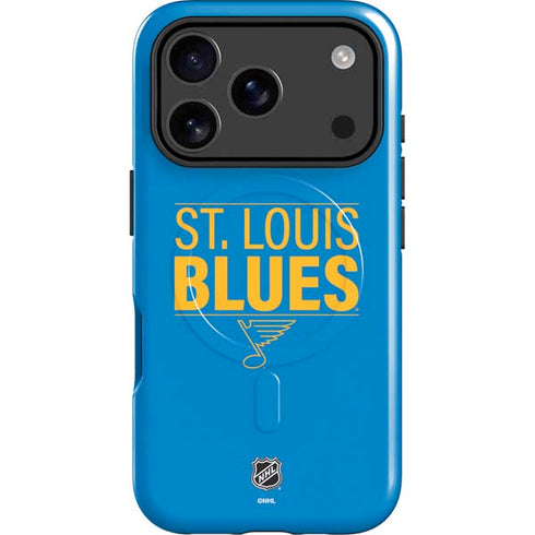 NHL St. Louis Blues Lineup iPhone 17 Pro Max Magsafe Impact Case