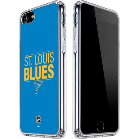 NHL St. Louis Blues Lineup iPhone SE (2nd & 3rd Gen) Clear Case