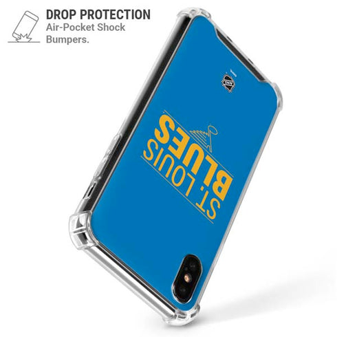 NHL St. Louis Blues Lineup iPhone XS Max Clear Case
