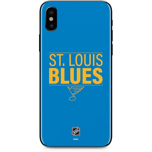 NHL St. Louis Blues Lineup iPhone XS Skin
