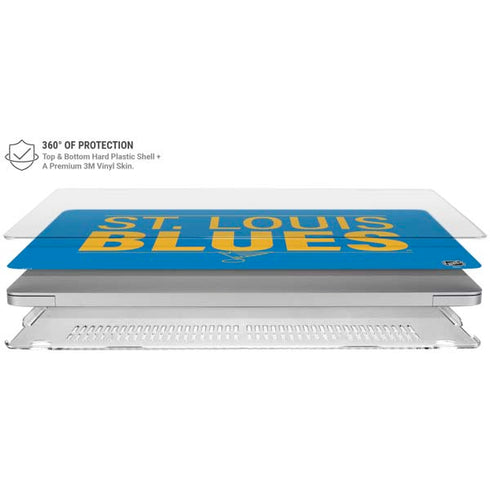 NHL St. Louis Blues Lineup MacBook Air 15in (2023-2025) Case plus Skin