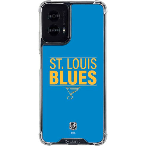 NHL St. Louis Blues Lineup Moto G Power 5G (2024) Clear Case