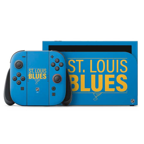 NHL St. Louis Blues Lineup Nintendo Switch 2 (2025) with Joy-Con Skin