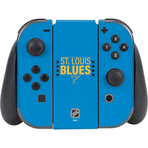 NHL St. Louis Blues Lineup Nintendo Switch (2017-2021) Joy-Con Controller Skin