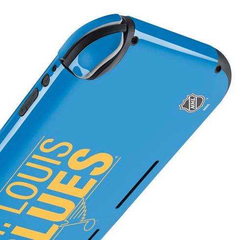 NHL St. Louis Blues Lineup Nintendo Switch Lite Skin