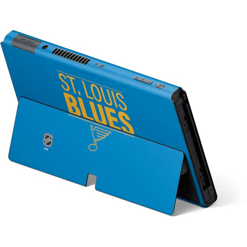 NHL St. Louis Blues Lineup Nintendo Switch OLED (2021) Skin