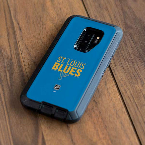 NHL St. Louis Blues Lineup Otterbox Defender Galaxy Skin